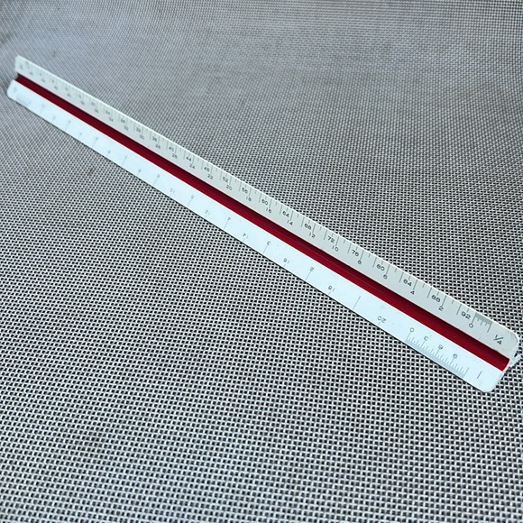 Charvos Architect Scale Triangular Ruler 30-1203 - Picture 4 of 6